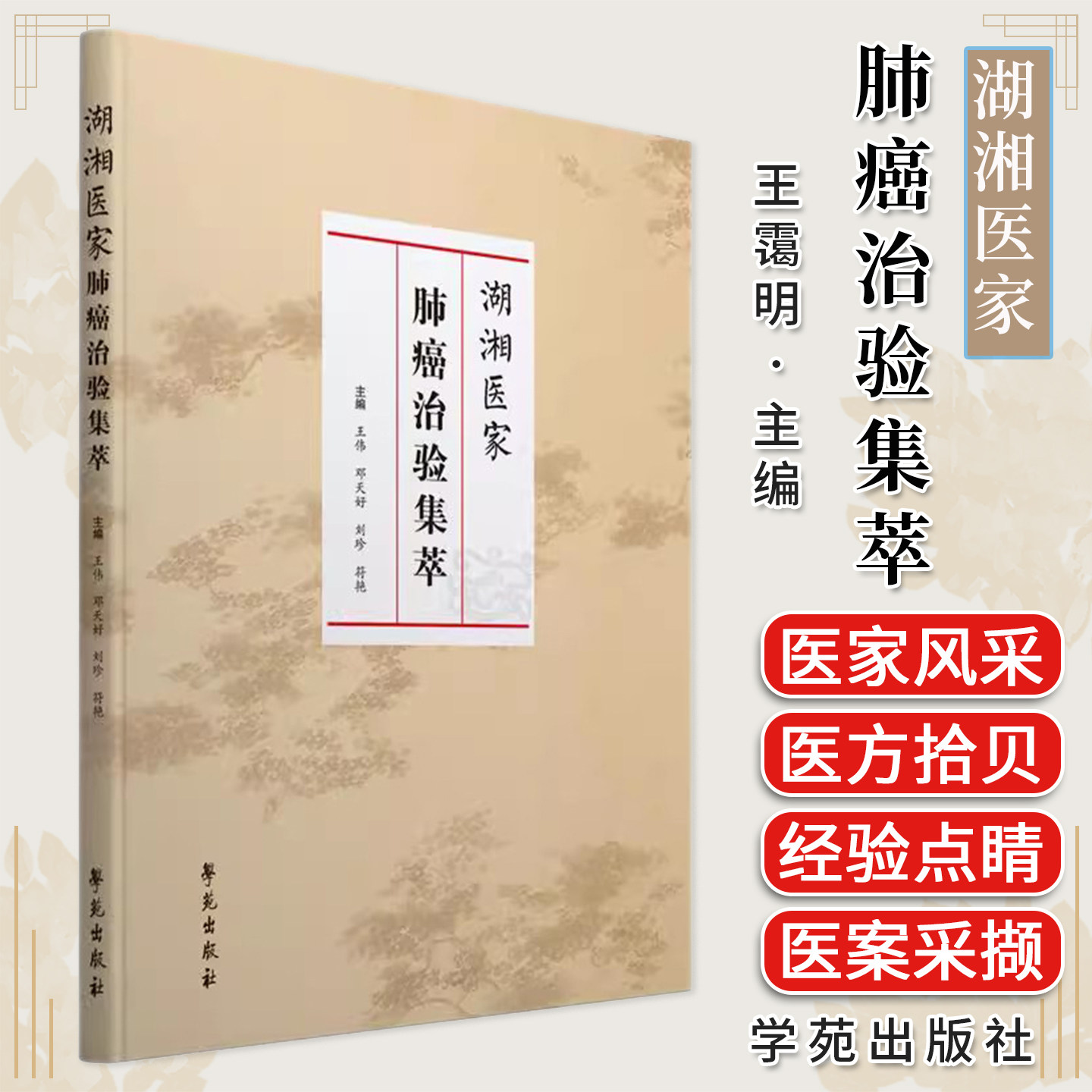 湖湘医家肺癌治验集萃 本书主要介绍湖湘医家治疗肺结节肺癌的经验 学苑出版社