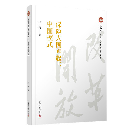 保险大国崛起：中国模式 许闲著 纪念改革开放四十周年丛书 保险业研究 复旦大学出版社9787309140729