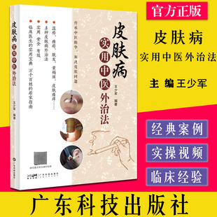 皮肤病实用中医外治法 王少军 治疗皮肤病针灸疗法 广东科学技术出版社 9787535978134
