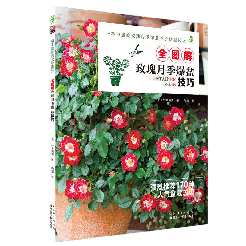 全图解玫瑰月季爆盆技巧 绿手指玫瑰大师系列 绿手指园艺丛书 铃木满男 湖北科学技术出版社