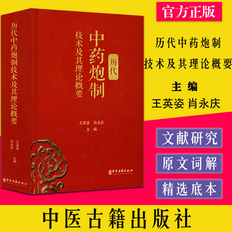 历代中药炮制技术及其理论概要 王英姿 肖永庆 正版书籍 中医古籍出版社9787515219196