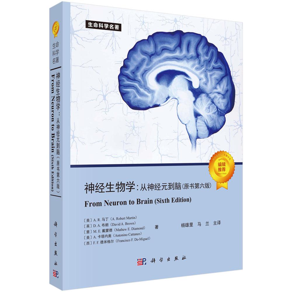 神经生物学:从神经元到脑(原书第六版)第6版 尼克尔斯 杨雄里译 生命科学名著丛书