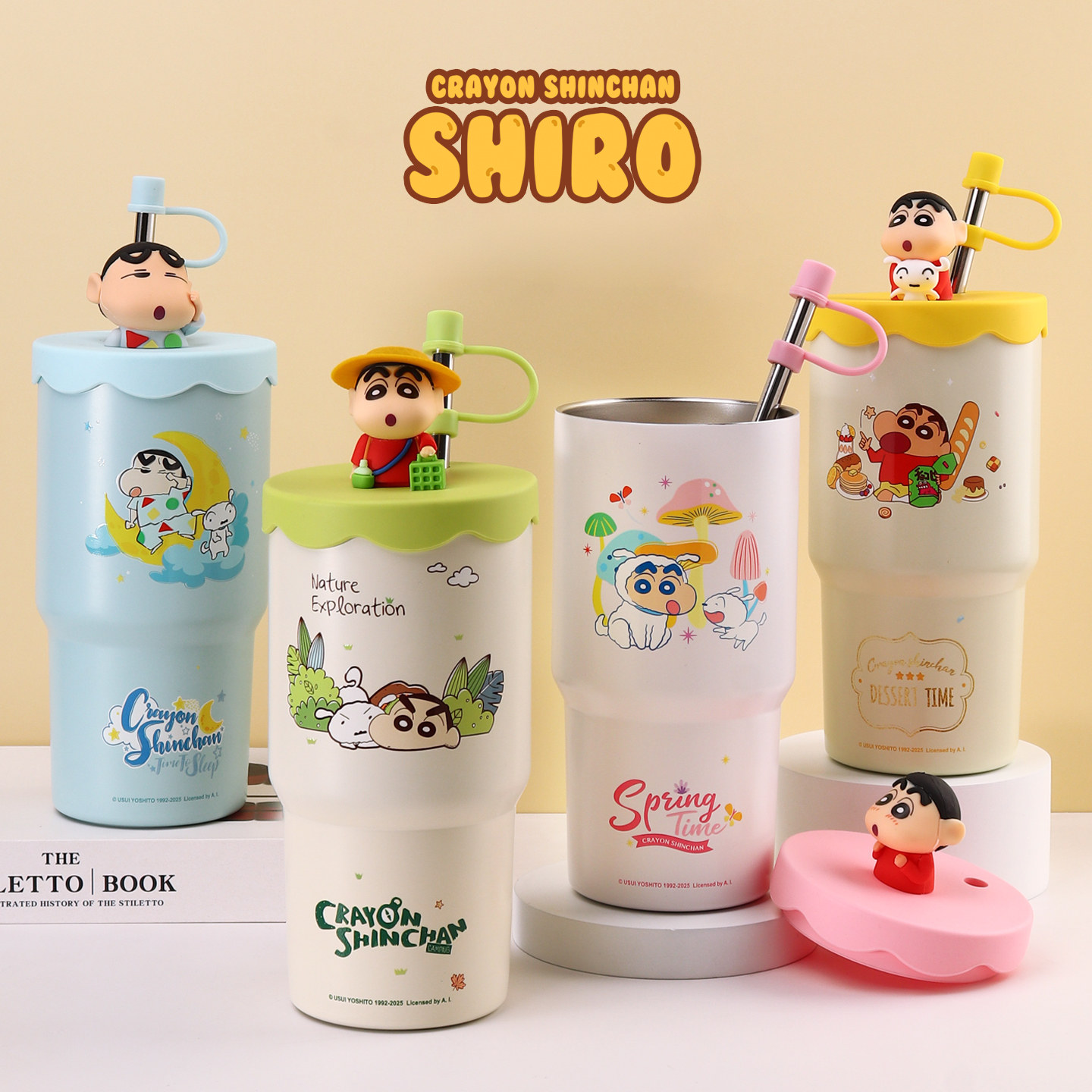 蜡笔小新联名水杯大容量