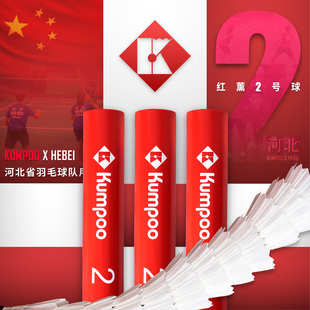 薰风红薰2号羽毛球河北省队专用鸭毛全圆毛片飞行稳定训练比赛球