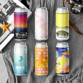 野鹅微醺精酿啤酒夜莺熔岩黑巧帝国世涛太行春雾丹霞浑浊IPA330ml