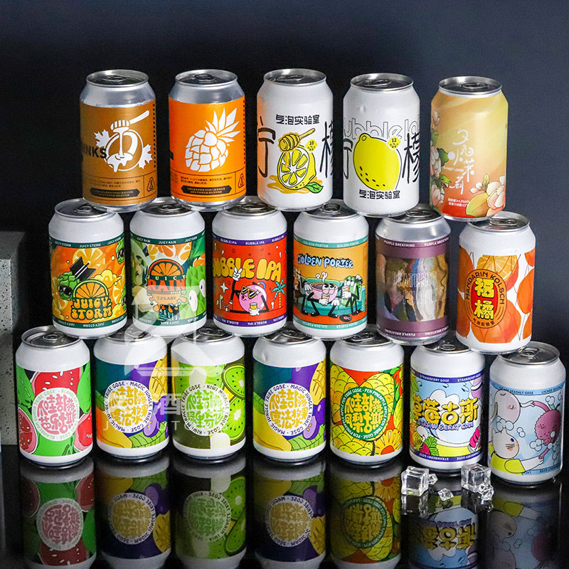 【冷藏运输】国产精酿啤酒气泡实验室爪哇部落古斯酸啤浑浊ipa