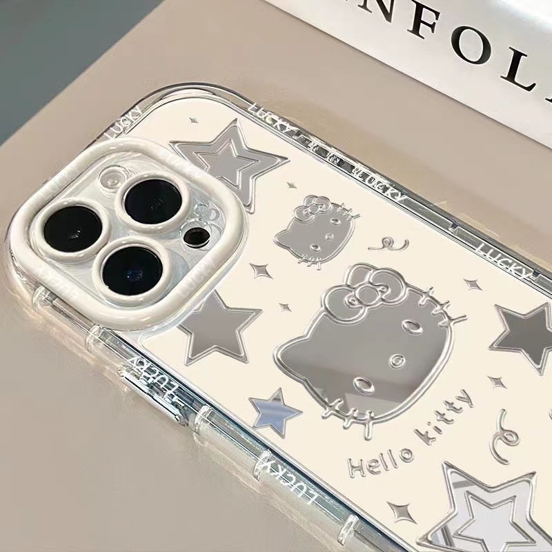 适用华为nova12镜面卡通小众防摔