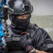 TACLAB黑豹VX手背掌心抗冲击缓震战术骑行户外透气触屏运动手套