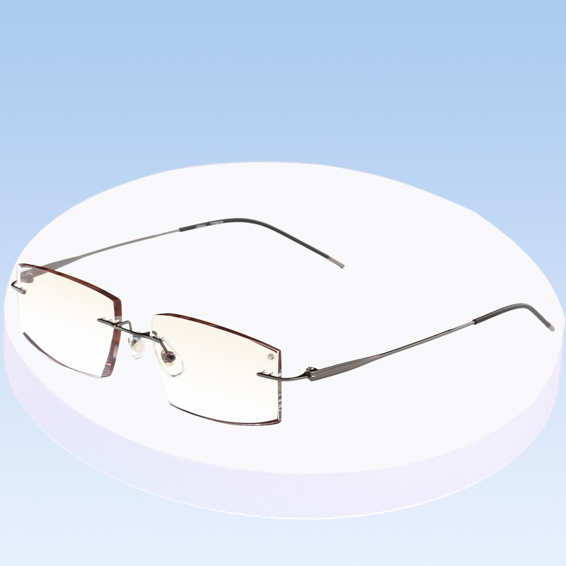 魅影男士时尚商务纯钛超轻眼镜