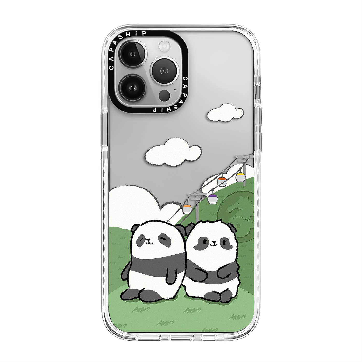 CASE适用苹果15iPhone14plus16亚克力13promax17Magsafe磁吸香港大熊猫手机壳12防摔11新款高级感tif保护套