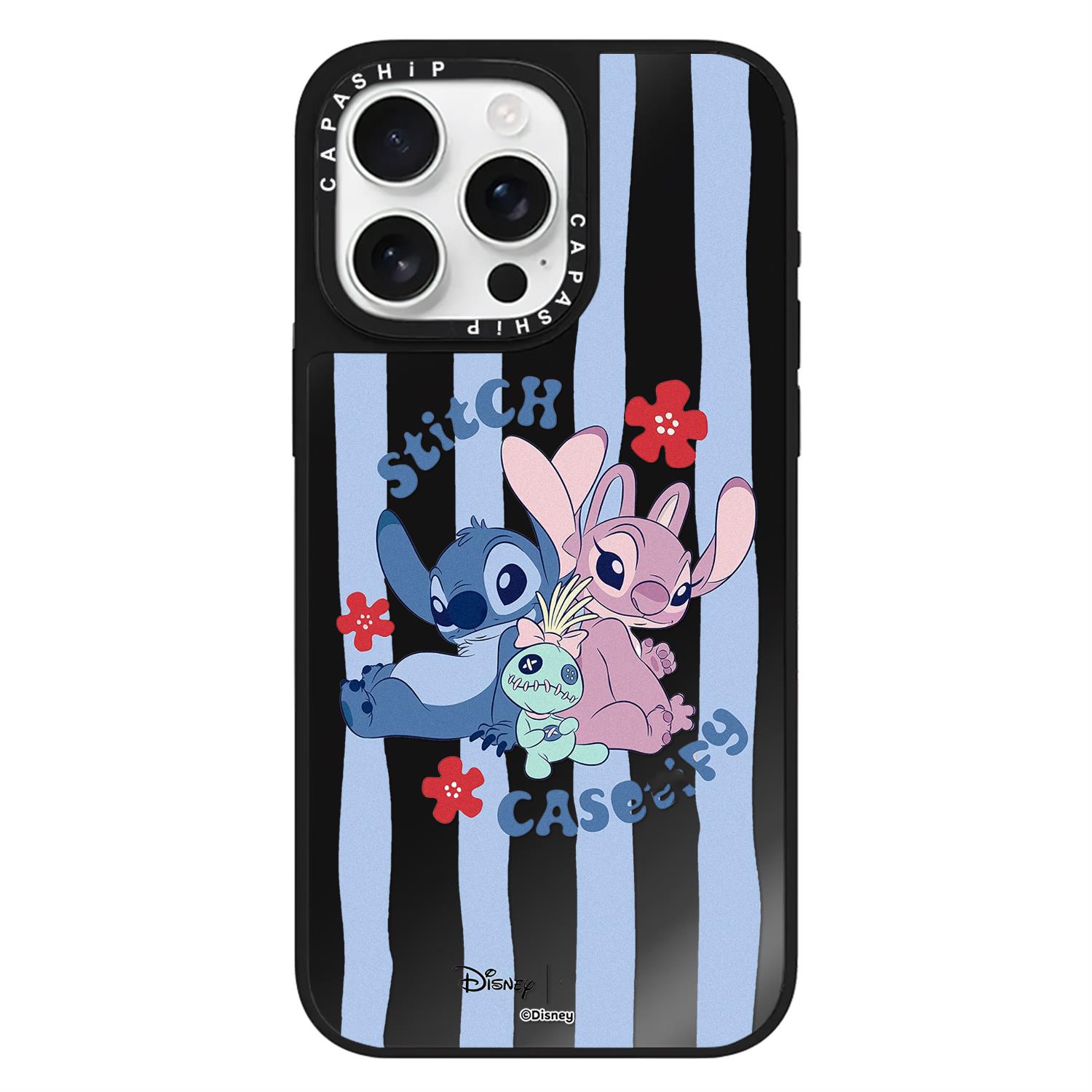 CASE适用苹果15iPhone14plus16黑镜13promax17磁吸Magsafe可爱史迪仔手机壳12防摔11新款xs高级感xr保护套tif