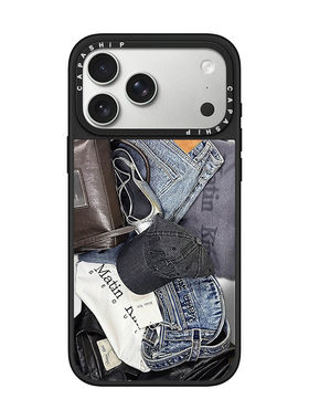 CASE适用苹果15iPhone14plus16镜面13promax17磁吸Magsafe个性MK牛仔xr手机壳12防摔11新款xs高级感保护套