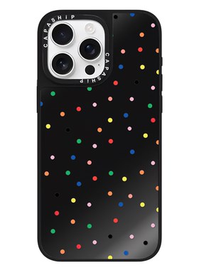 CASE适用苹果15iPhone14plus16黑色镜面13promax17磁吸几何艺术创意xr手机壳12防摔11新款xs高级感tif保护套