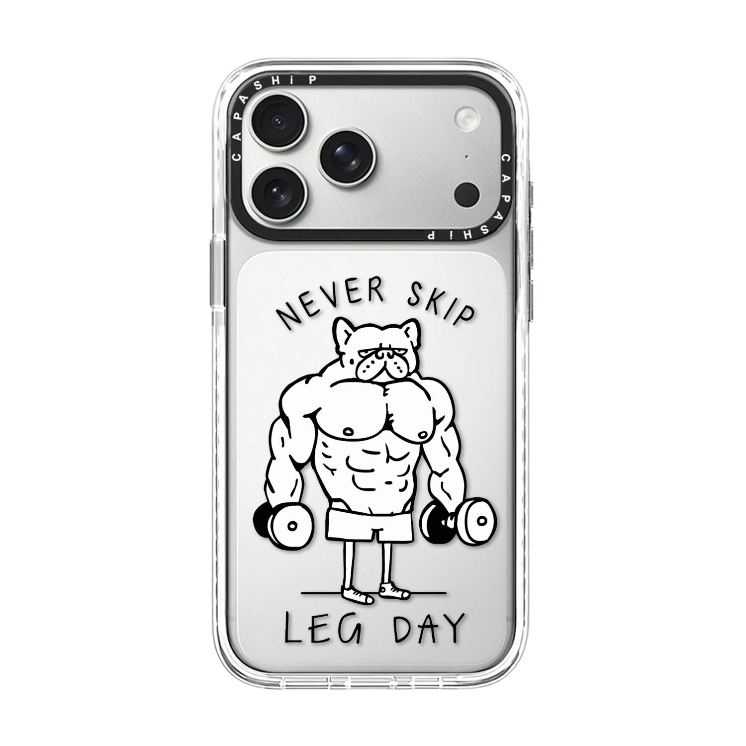 CASE适用苹果15iPhone14plus16亚克力13promax17磁吸Magsafe卡通健身狗狗手机壳12防摔11新款高级感ti保护套