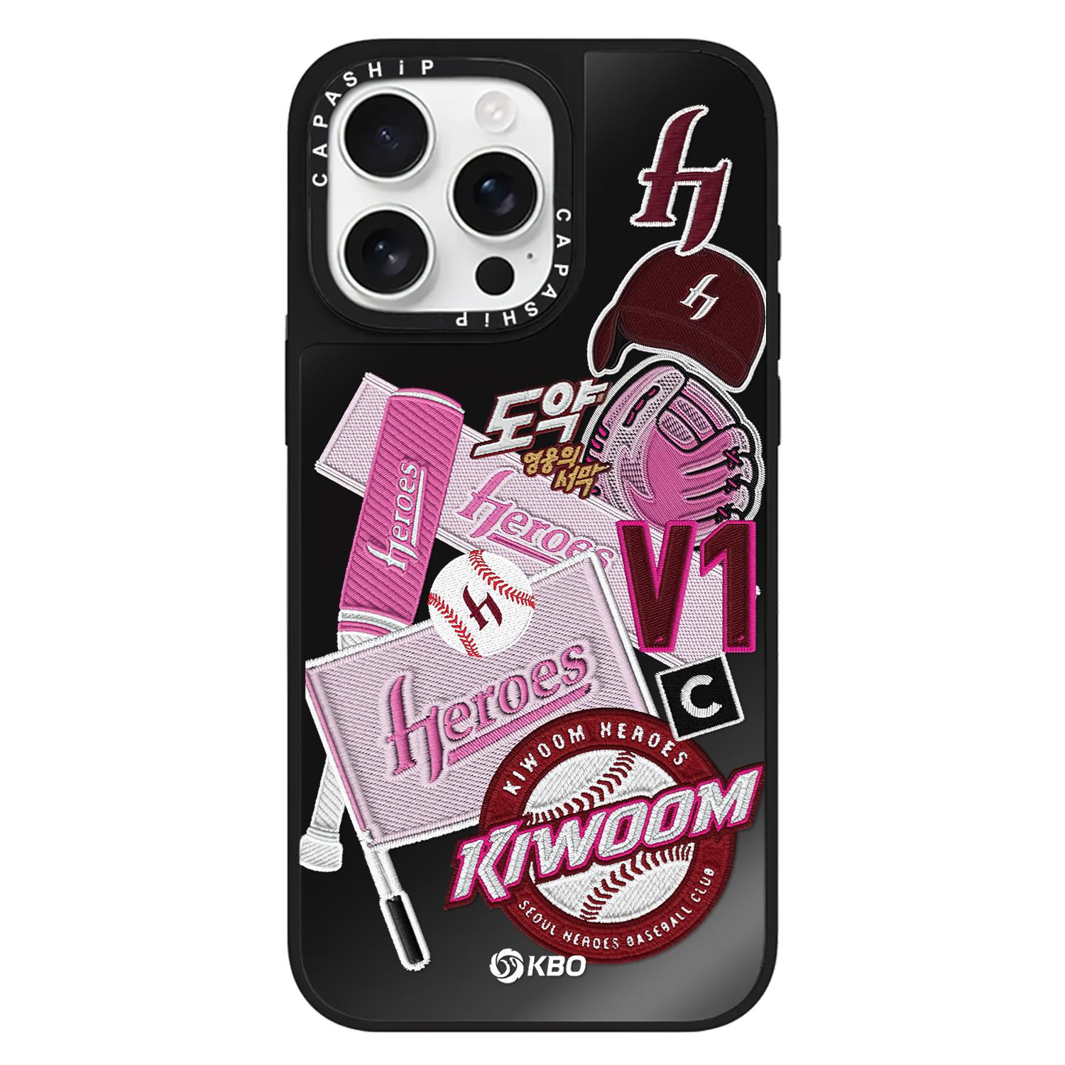 CASE适用苹果15iPhone14plus16黑镜13promax17磁吸潮牌KBO2棒球xr手机壳12防摔11新款xs高级感tif保护套