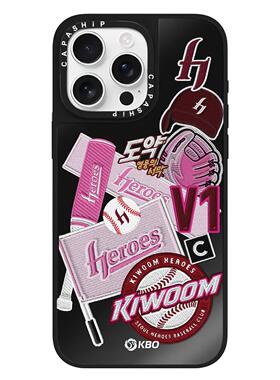 CASE适用苹果15iPhone14plus16黑镜13promax17磁吸潮牌KBO2棒球xr手机壳12防摔11新款xs高级感tif保护套
