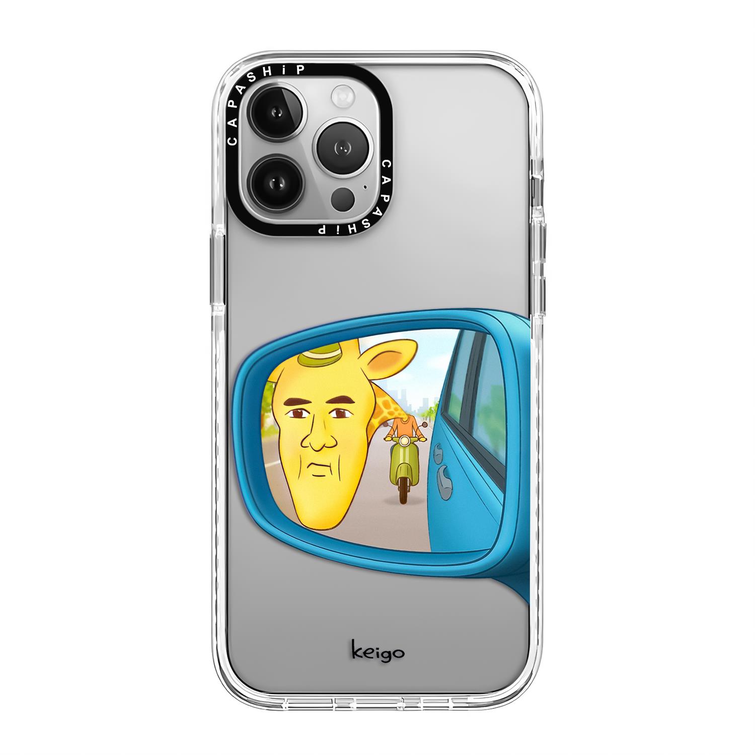 CASE适用苹果15iPhone14plus16亚克力13promax17Magsafe磁吸长颈鹿Keigo手机壳12防摔11新款高级感tif保护套