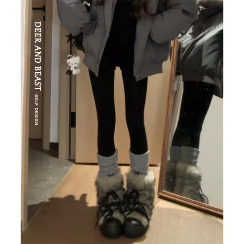 厚底雪地靴女款2025新款爆款冬季