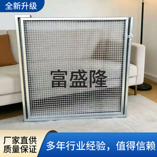 围栏农村菜园果园花园门护栏养鸡门栏工地阳台过道门挡免打孔安装