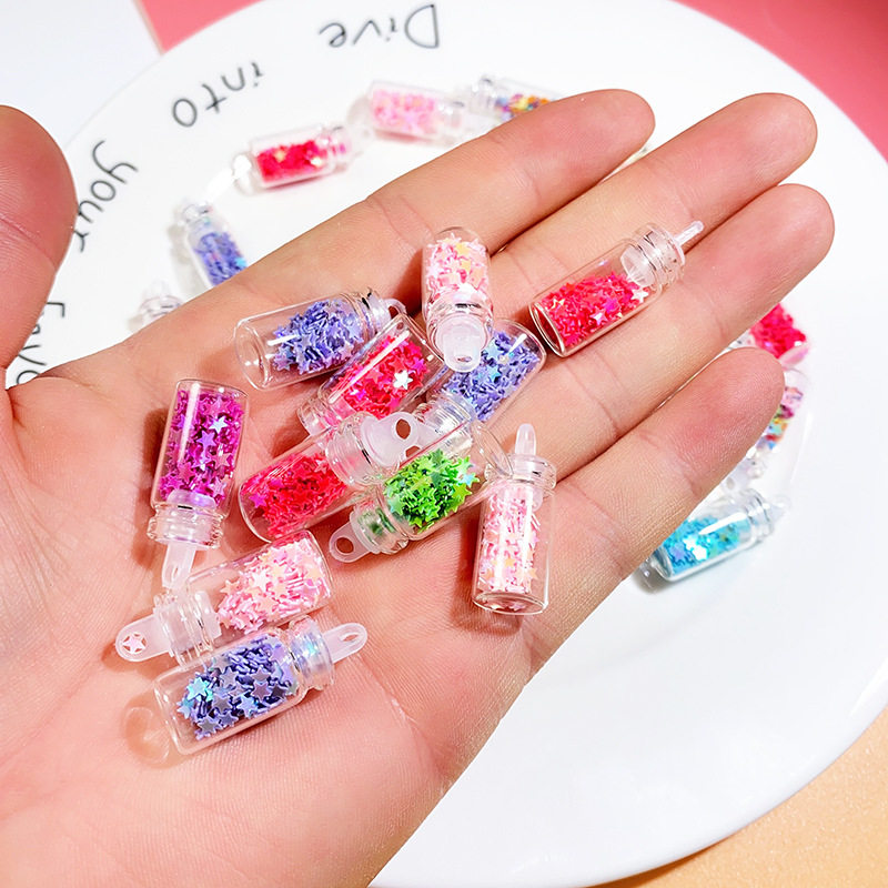 精致钥匙扣经典微缩许愿漂流瓶diy迷你挂件百搭挂饰饰品指甲贴,家居饰品,幸运星/瓶,淘宝优惠券,粉丝福利购,淘宝优惠卷