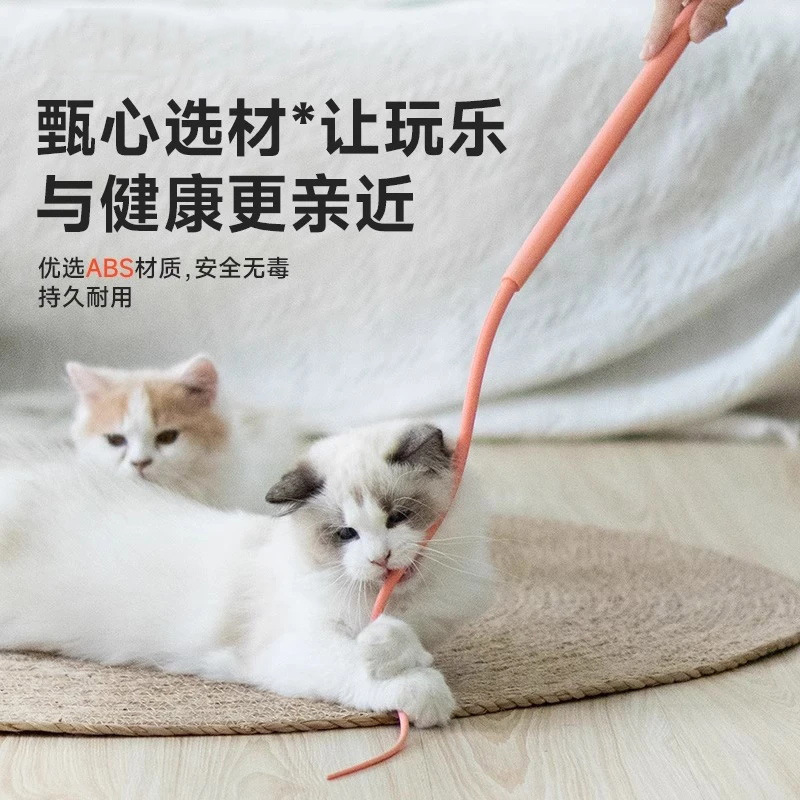 玩具捉鼠老鼠尾巴互动趣味可替换猫咪创意逗猫杆逗猫棒猫猫仿真
