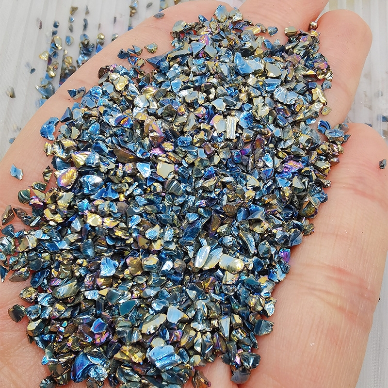 diy彩色玻璃 大片彩玻云母片壁画蒂凡尼灯透光教堂装饰碎片马赛克图片