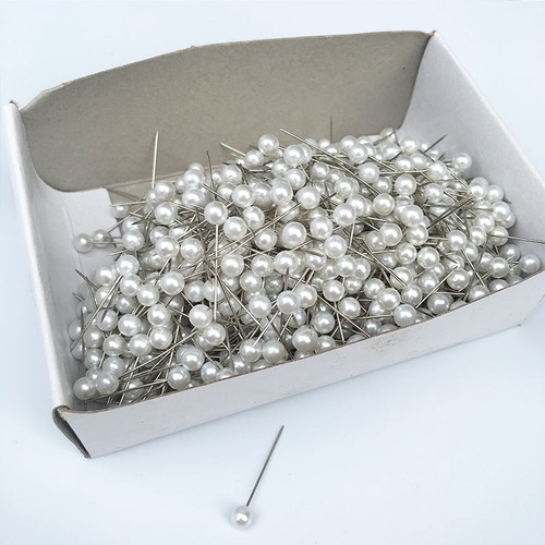 裁床大号彩色小号图钉仿珍珠珠针大头针服装内牙定位针固定针