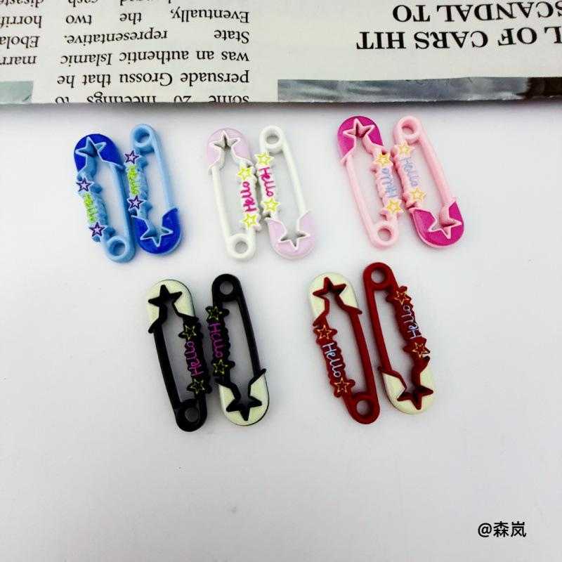 潮流可爱别针造型合金吊坠DIY手链项链耳饰包包钥匙扣装饰小挂件