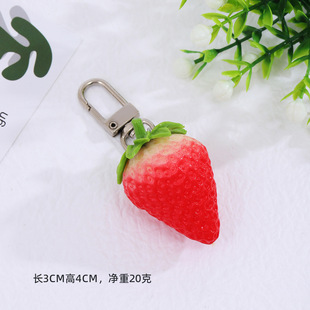 彷真假苹果果核皮搞怪节日礼物平安食玩钥匙扣摆件包挂件diy