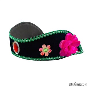 反串舞台假发秧歌二人转表演服装戏曲道具头套新款媒婆戏剧发箍