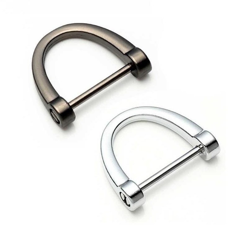 配件防丢挂件钥匙扣包包锁匙D扣汽车钥匙圈环马蹄扣多功能马镫扣