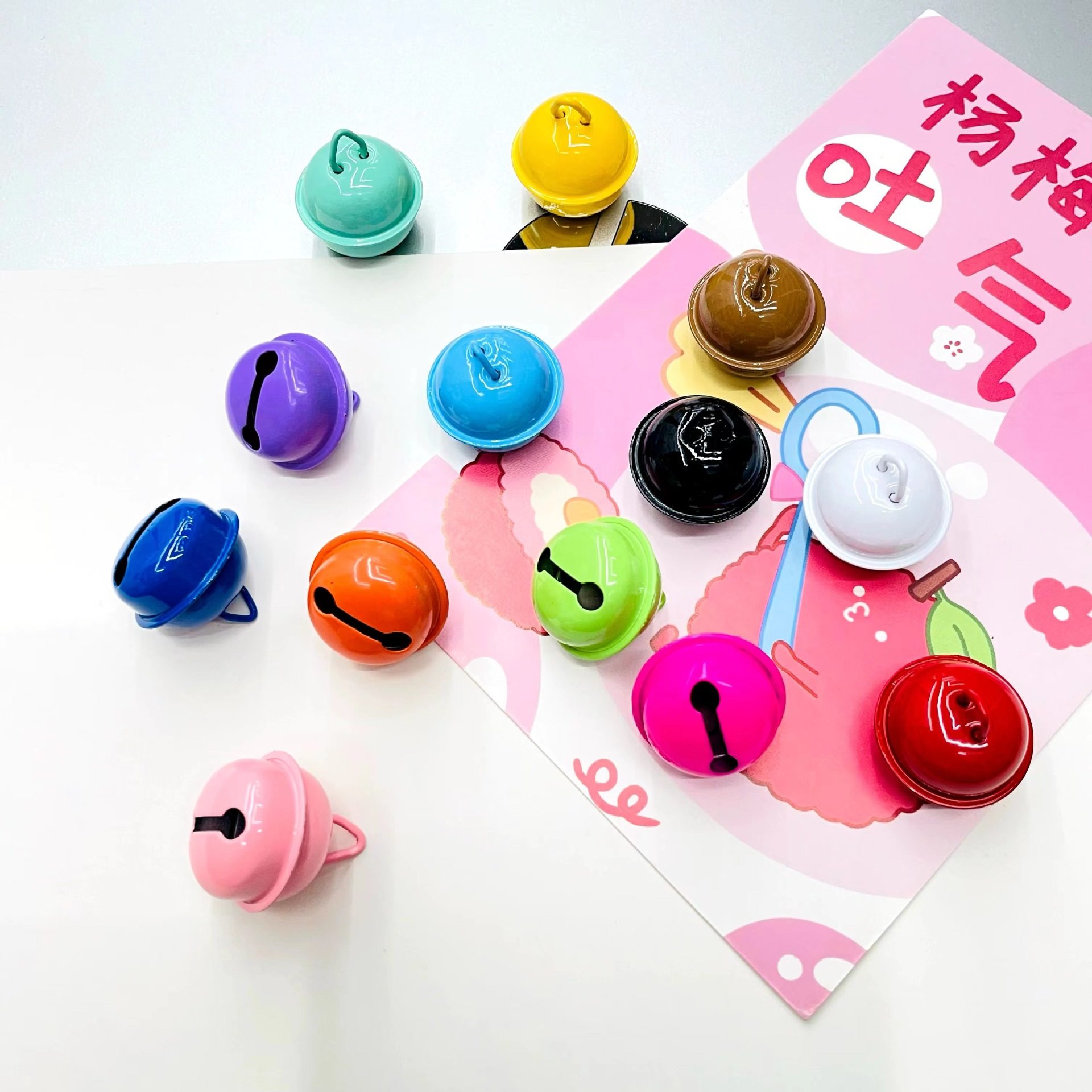 手工材料电镀一字diy创意铃铛材料包吊坠手工烤漆DIY铃铛,节庆用品/礼品,风铃及配件,淘宝优惠券,粉丝福利购,淘宝优惠卷