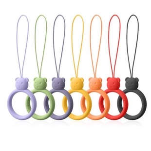 柔软手提绳带手腕手机壳绳挂绳防滑绳手指环挂件液态硅胶指环绳