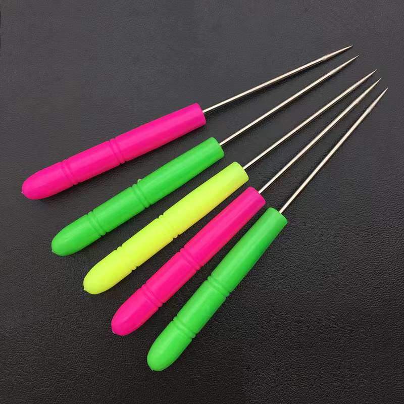 彩色缝纫工具尖头锥子丝网花挑针打孔DIY开孔器上鞋制作工具