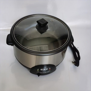 胆家用分体打边炉电 神州多功能电热锅3.8L黑金刚不沾煮炒火锅新款