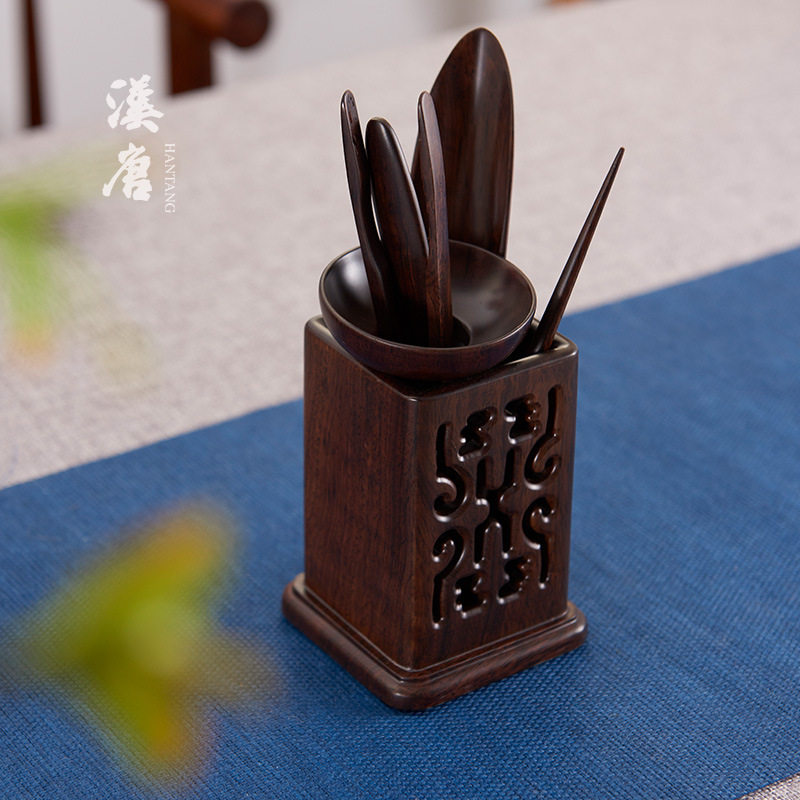 旧望格黑檀木茶勺茶铲茶匙实木茶夹功夫茶道六君子配件镊子夹子,餐饮具,整套茶具,淘宝优惠券,粉丝福利购,淘宝优惠卷