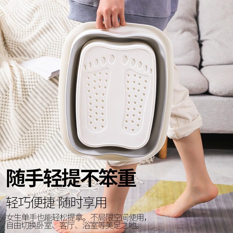 泡脚桶可折叠足浴盆家用收纳简易按摩养生过小腿保温便携洗脚盆子,家庭/个人清洁工具,坐浴盆,淘宝优惠券,粉丝福利购,淘宝优惠卷