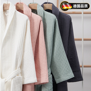 德国五星级酒店浴袍纯棉吸水男女四季通用睡袍洗澡浴衣2026新款