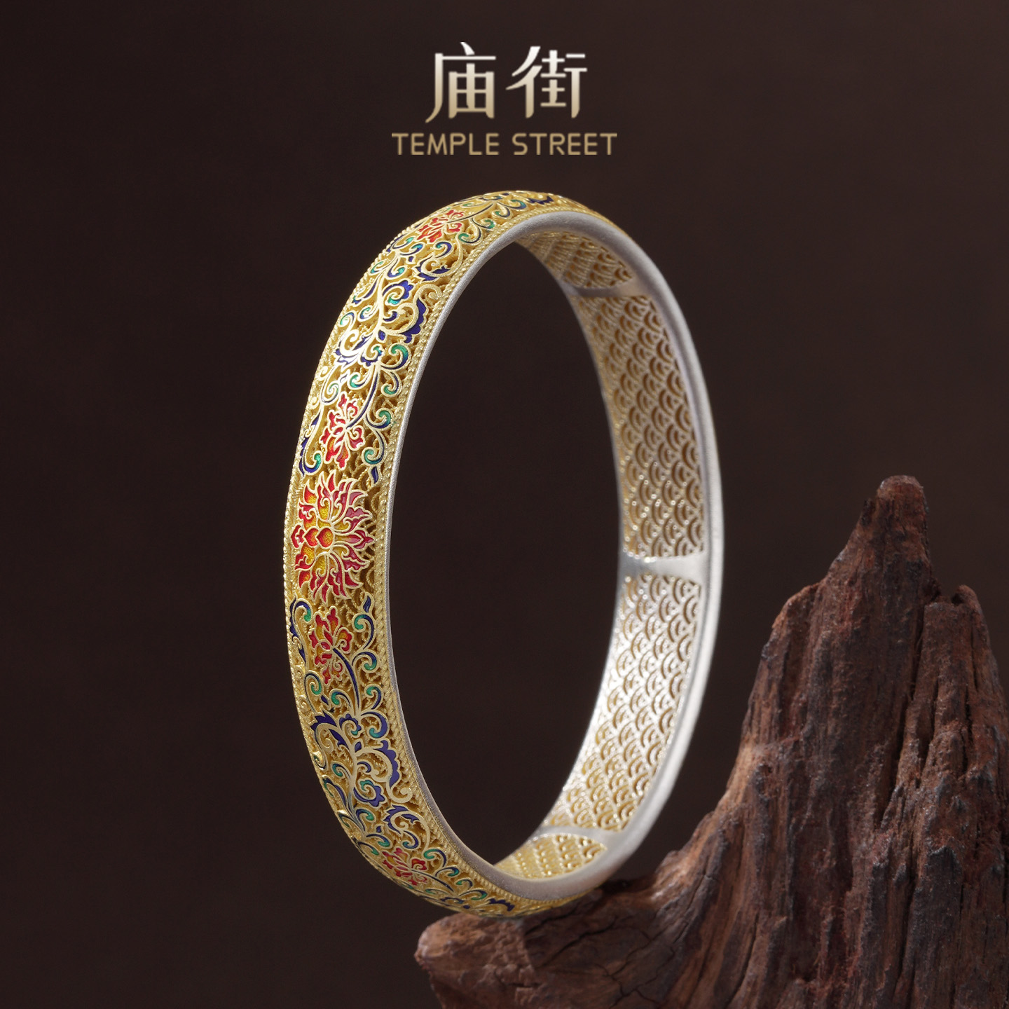 【先加购！7-8号周年庆】镂空花丝牡丹凤凰手镯（多样性发一）