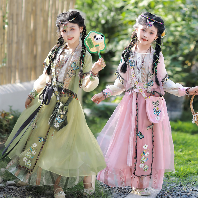 2025夏季新款女童汉服套装