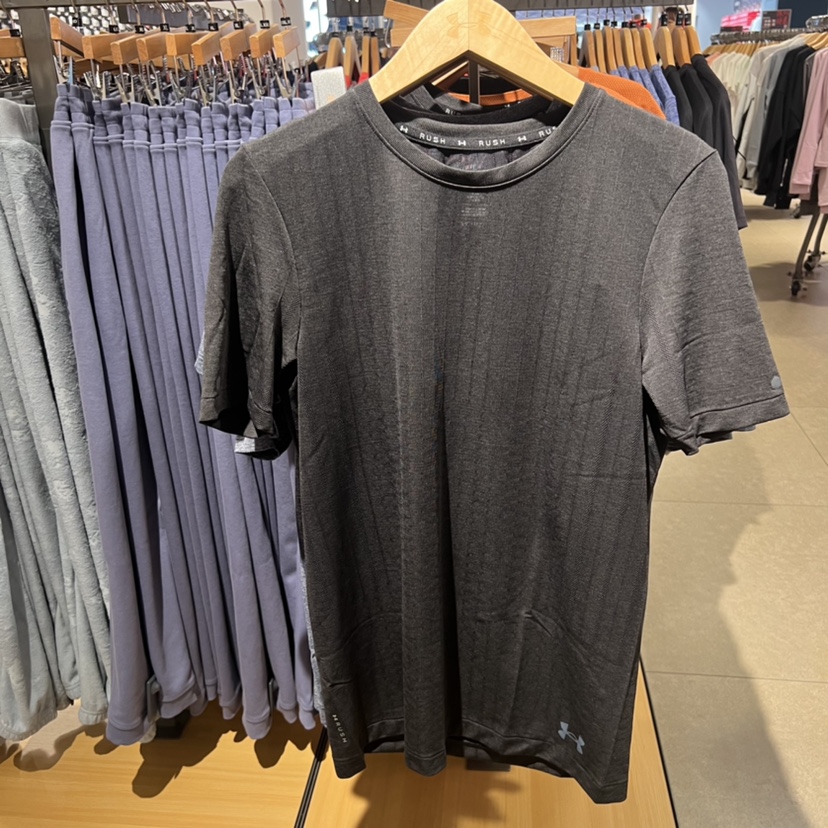 安德玛官方UA RUSH Seamless男子短袖透气训练运动半袖T恤1373724