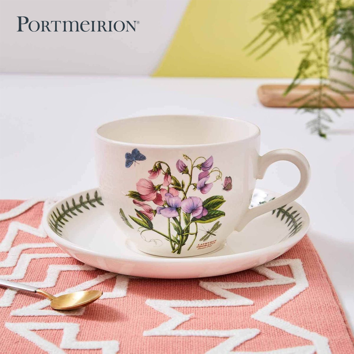 Portmeirion波特美林英国进口陶瓷大容量早餐杯燕麦杯欧式高颜值