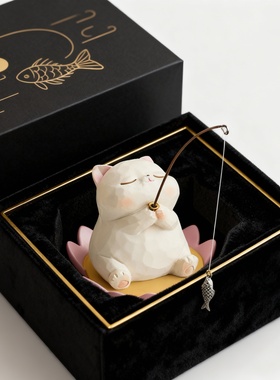 可爱猫咪卡通桌面摆件礼物