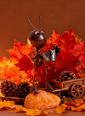 复古金属蚂蚁手工桌面装饰摆件