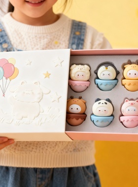 卡通可爱动物造型装饰摆件套装