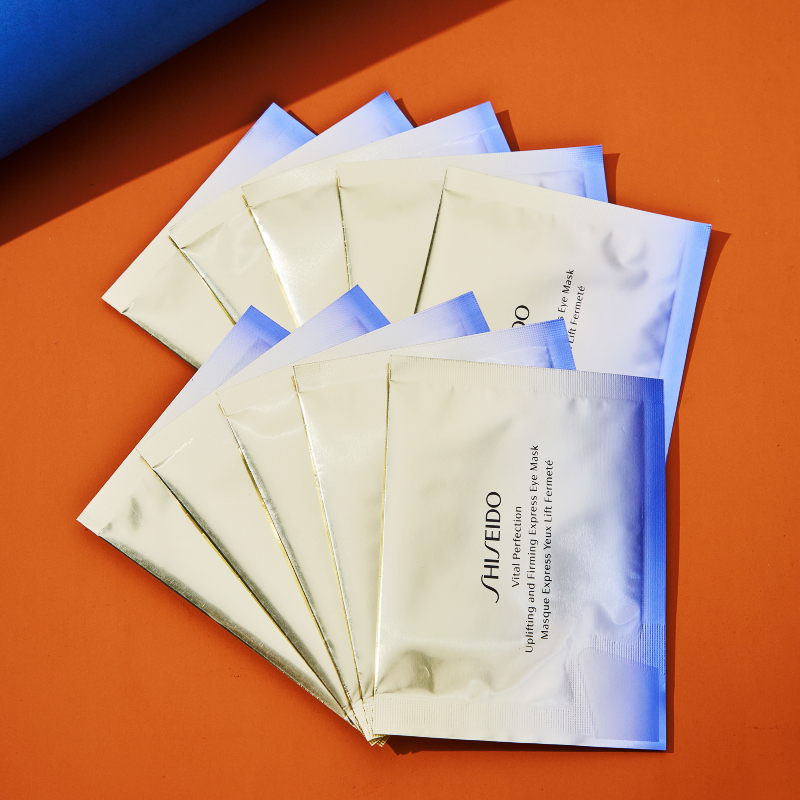 10片小熨斗眼膜~资生堂悦薇智感紧塑焕白淡纹眼膜舒缓抗皱 去浮肿