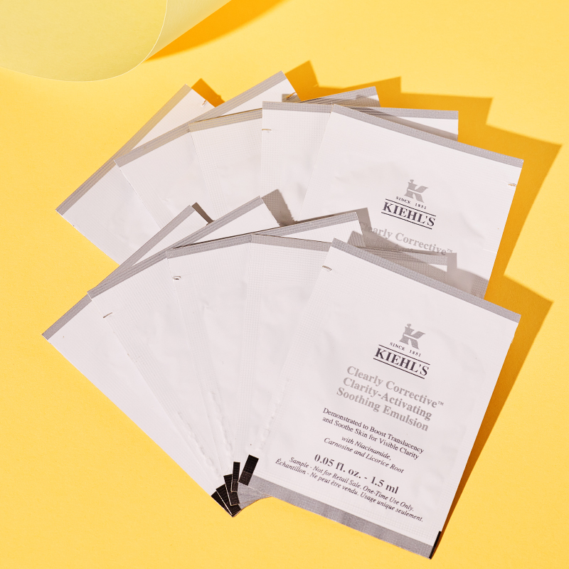 10片科颜氏安白瓶精华乳液小样15ml集焕亮舒缓烟酰胺减黄保湿亮白