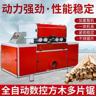支点式多片锯木工开方锯全自动细木工板条开料锯上下轴自动升降