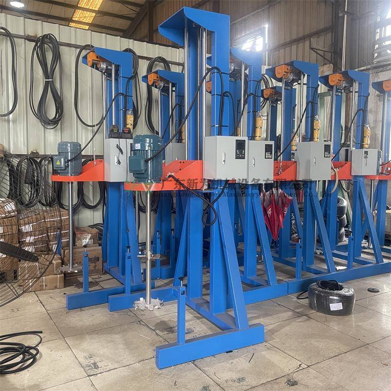 厂家优惠 润滑油电动分散机 乳化液变频调速搅拌机 3KW染料混合机