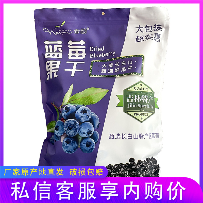 通化禾韵蓝莓干蜜饯类蓝莓果干吉林长白山零食休闲便携内含小包装